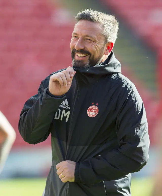 Aberdeen manager Derek McInnes