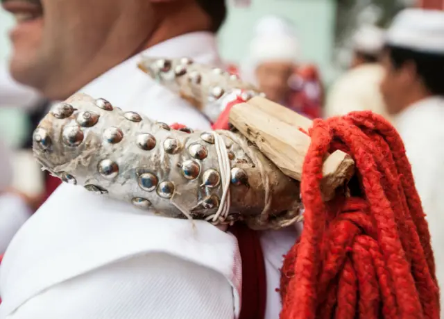 Taskiwin, martial dance of the western High Atlas in Morocco