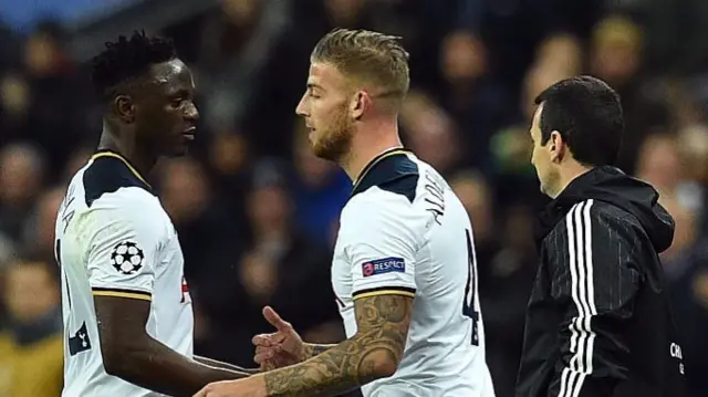 Toby Alderweireld and Victor Wanyama