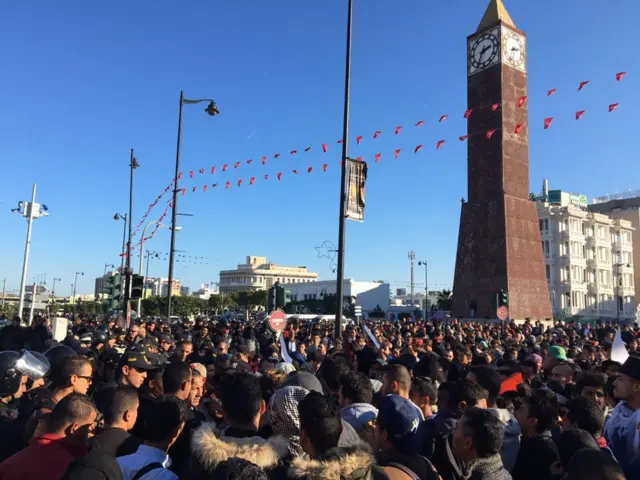 Tunisia protest