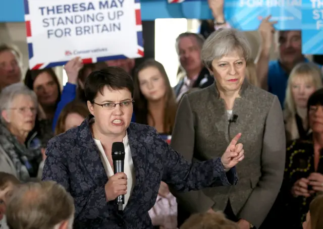 Ruth Davidson and Theresa May