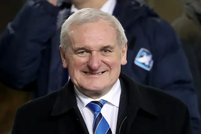 Former Irish prime minister Bertie Ahern