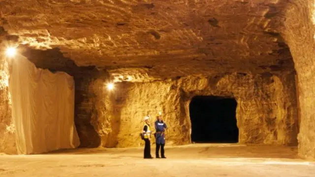 Inside the salt mine