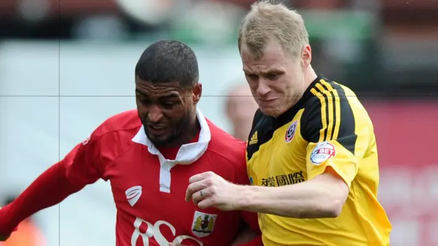 Bristol City v Sheffield United in 2015