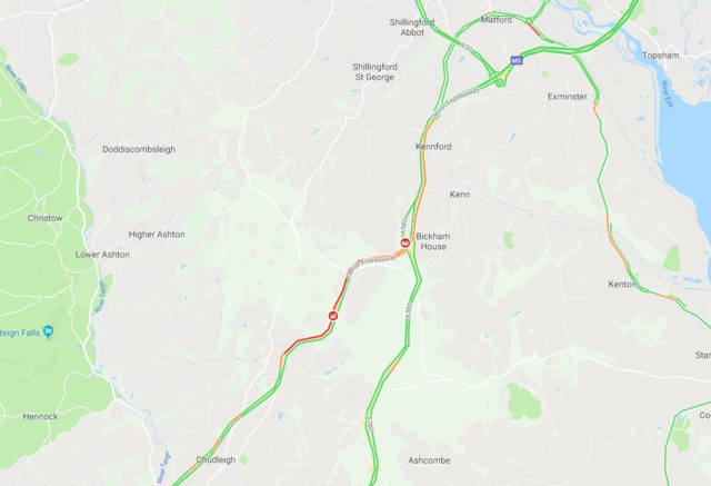 Map of A38