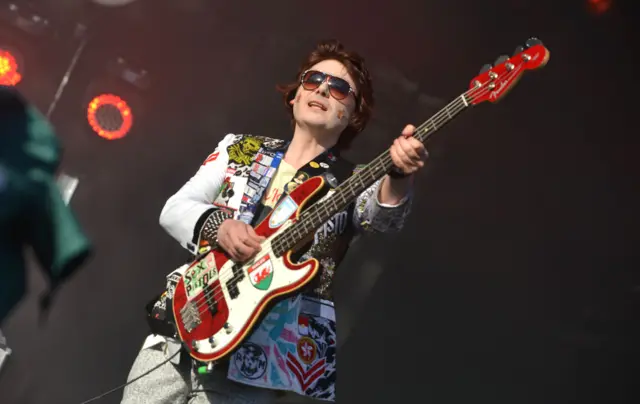 Nicky Wire of Manci Street Preachers