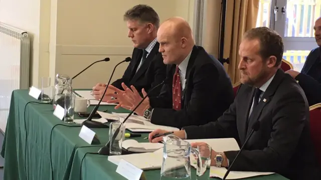 Deputy Gavin St Pier gives evidence