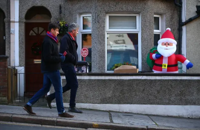 Santa in south London