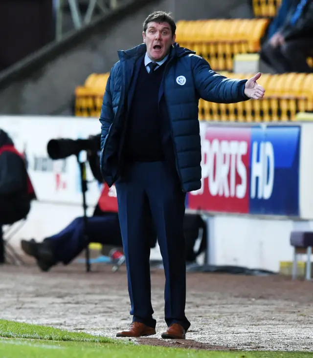 St Johnstone manager Tommy Wright