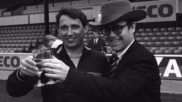 Graham Taylor and Elton John