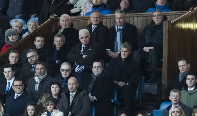 The Ibrox directors' box