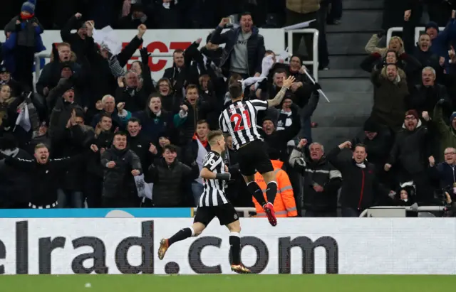 Joselu scores for Newcastle