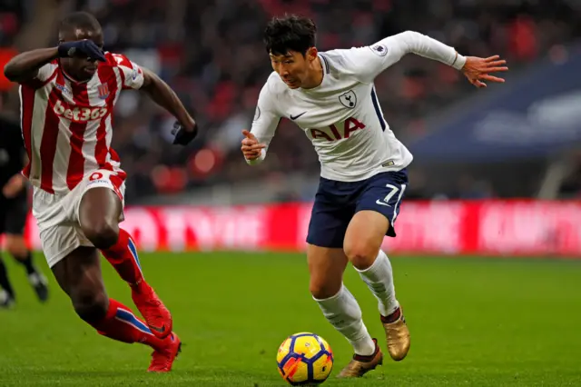 Zouma in action with Son