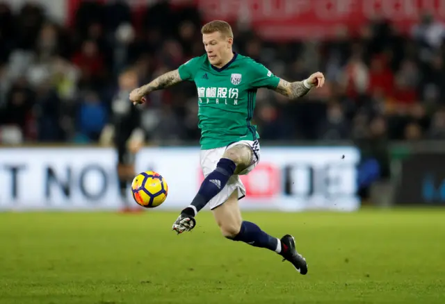 James McClean of West Brom