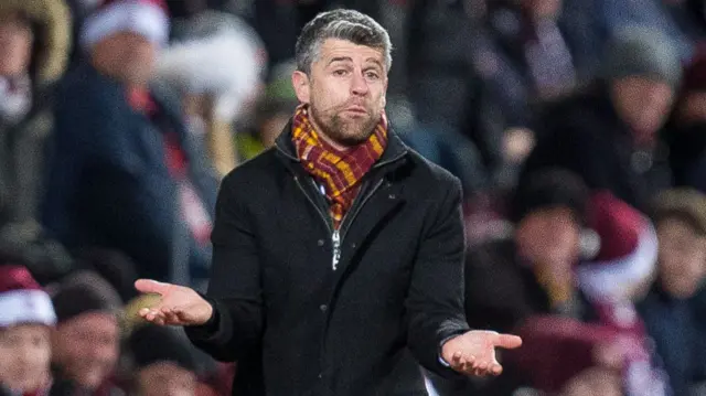 Motherwell manager Stephen Robinson