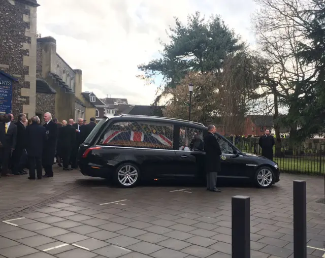 Graham Taylor's hearse