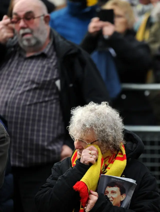 Watford fans crying