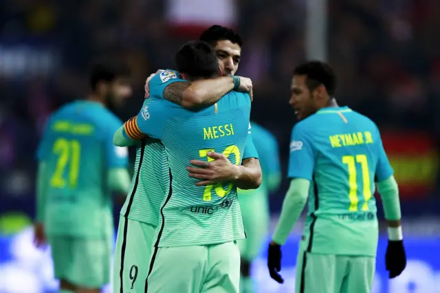 Suarez and Messi