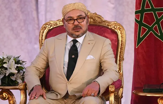 The king of Morocco, Mohammed VI