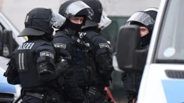 Police raid in Paris