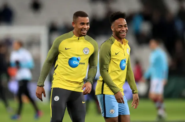 Gabriel Jesus, Raheem Sterling