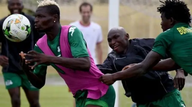 Burkina Faso players