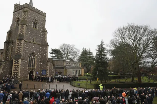 Graham Taylor's funeral