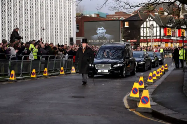 Graham Taylor's hearse