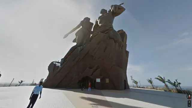 African Renaissance monument in Senegal