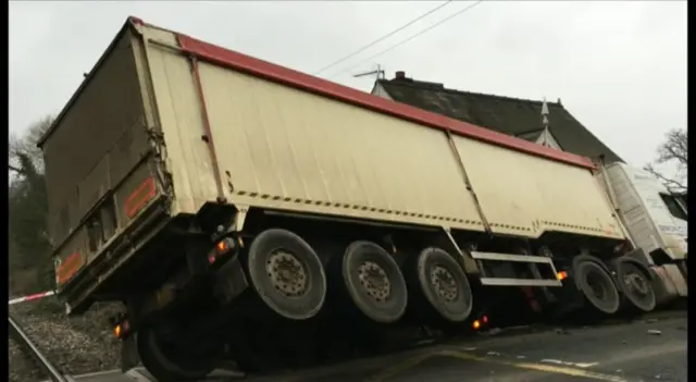 Lorry crash