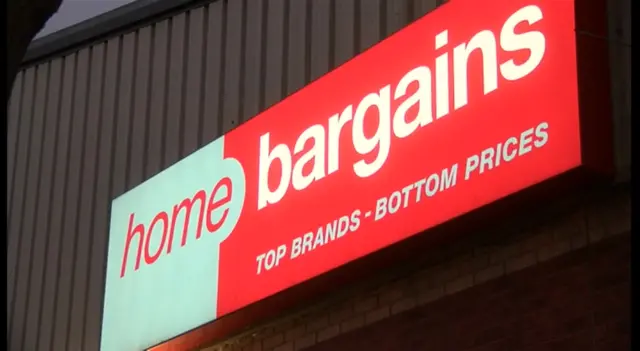 Home Bargains sign