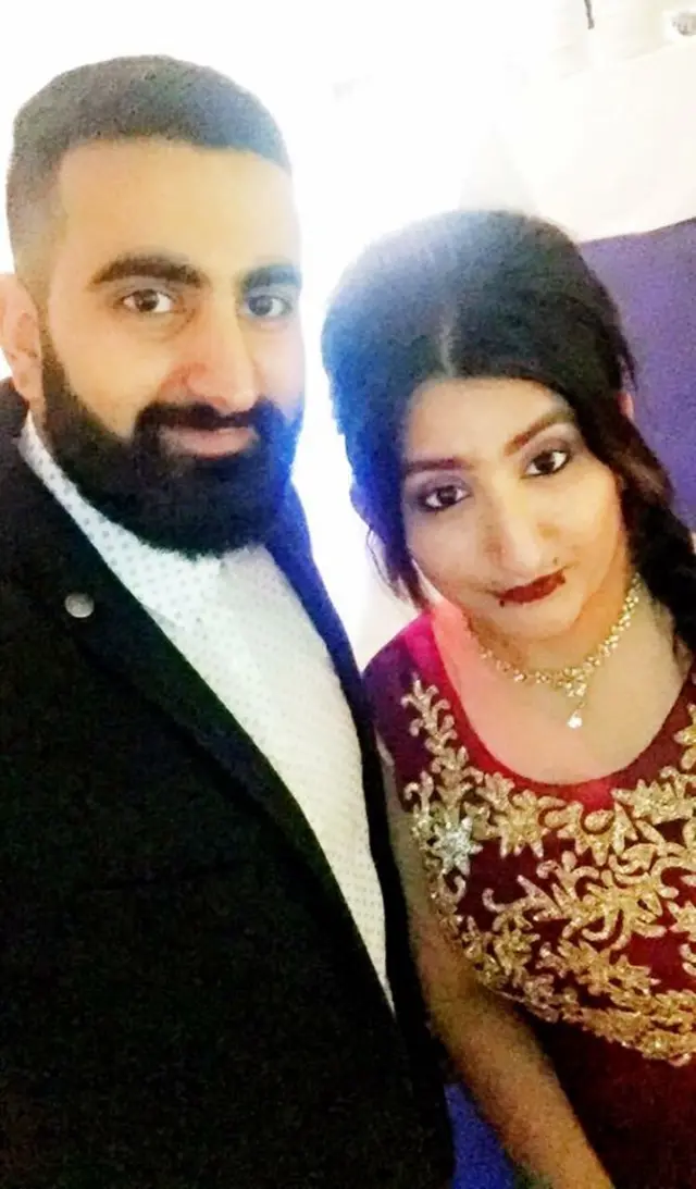 Gurdip Johal and Mannie Kaur