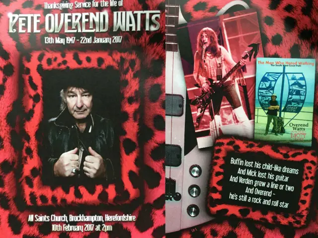 Funeral order of service