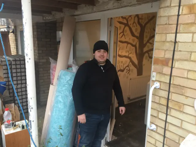 Volunteer helping at Stevenage home