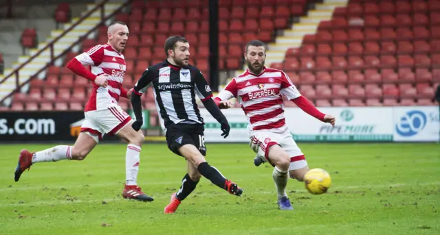 Paul McMullan fires Dunfermline into the lead