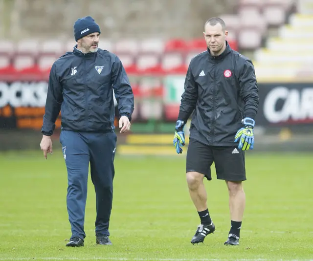 Dunfermline coach John Potter and