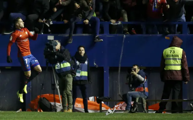 Osasuna celebrate