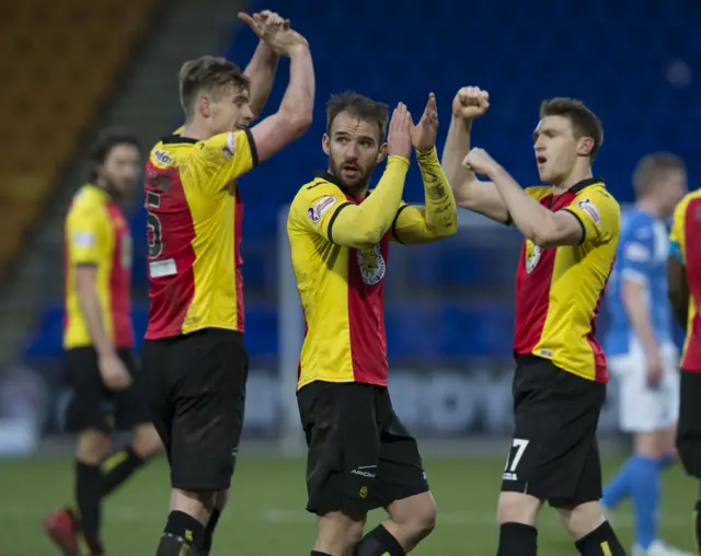 Partick Thistle were among today's winners