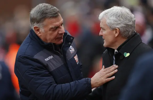 Sam Allardyce and Mark Hughes