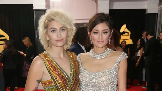 Paris Jackson (left) and DJ Caroline D'Amore