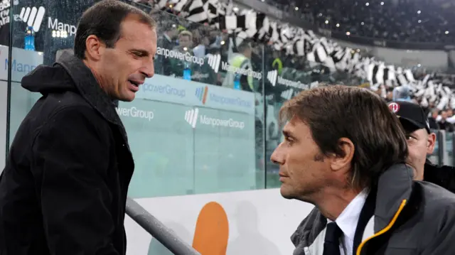 Max Allegri and Antonio Conte