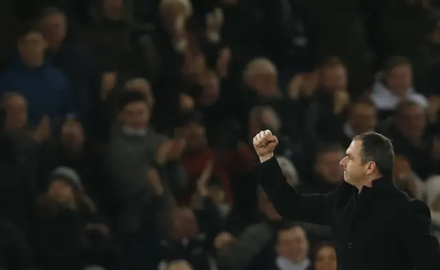 Paul Clement celebrates