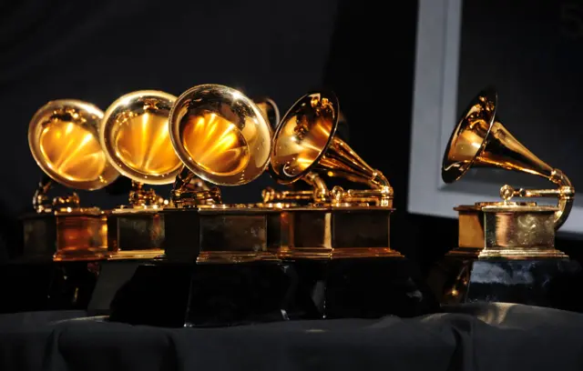 Grammy Award trophies