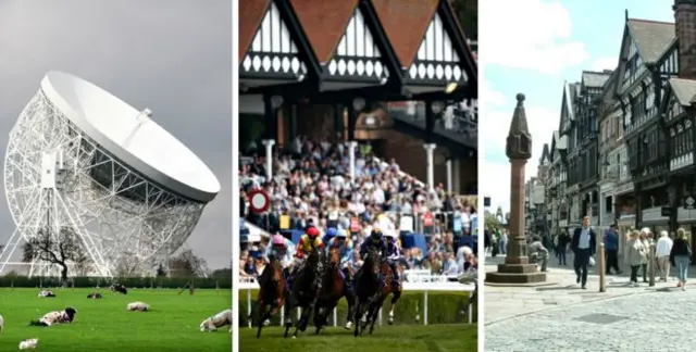 Jodrell Bank, Chester Races, Chester Rows