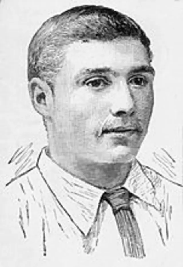 England and Surrey medium pace bowler, George Lohmann (1865 - 1901)