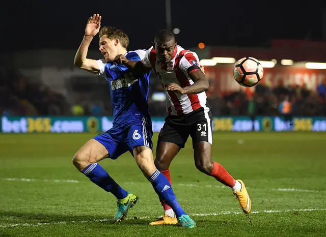 Christophe Berra and Theo Robinson