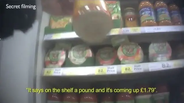 Tesco secret filming