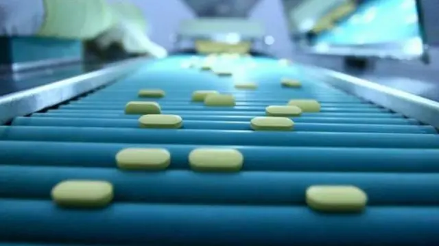 Antibiotics in a factory