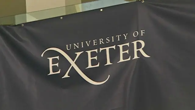 University of Exeter sign