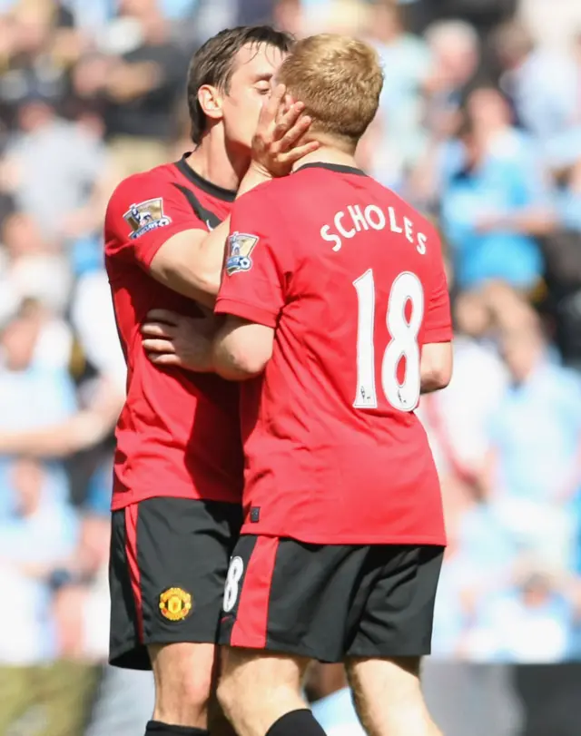 Gary Neville and Paul Scholes